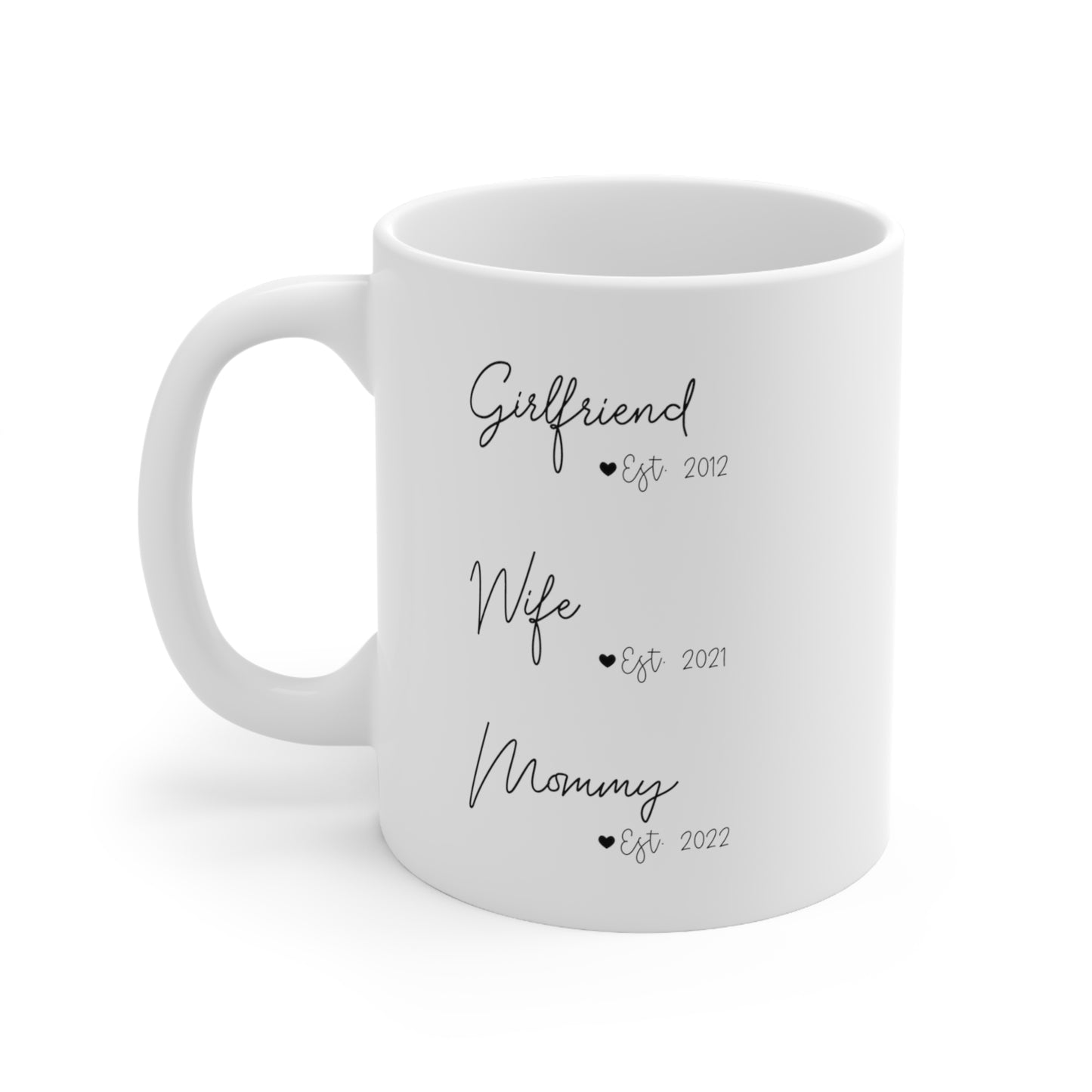 Girlfriend, Wife & Mommy - Custom Mug