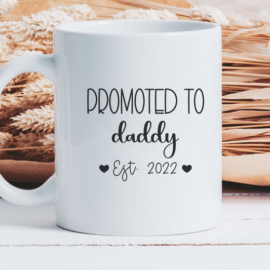 Promoted to daddy - Custom Mug