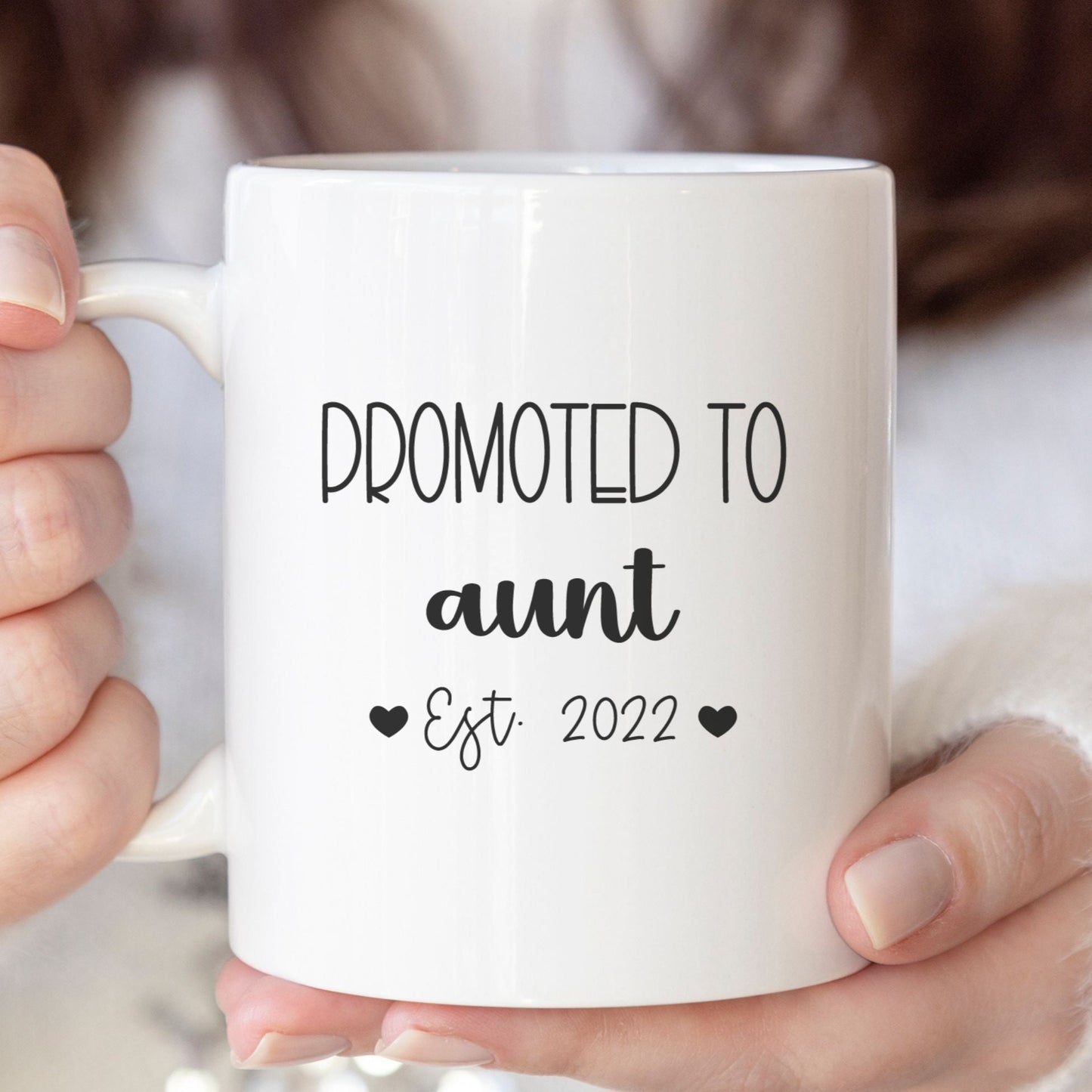 Promoted to aunt - Custom Mug