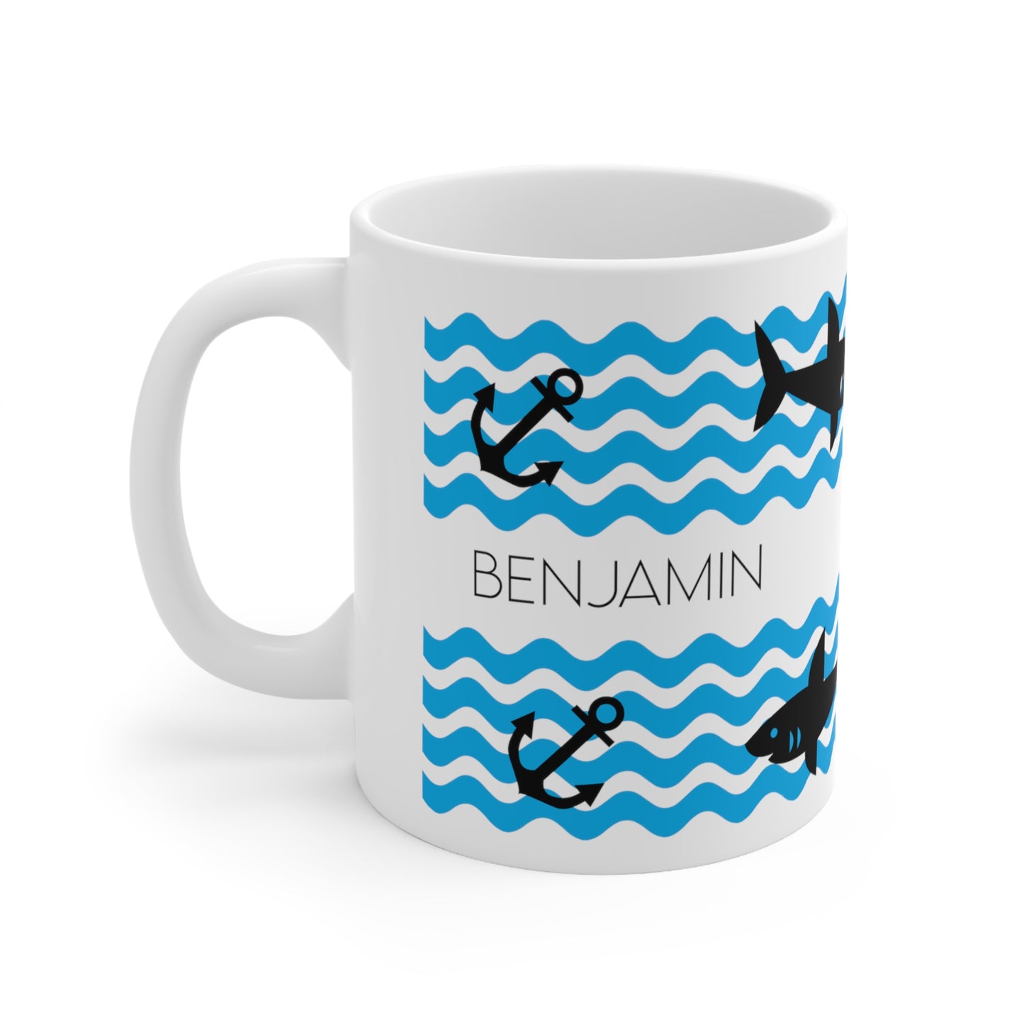 Shark - Custom name mug