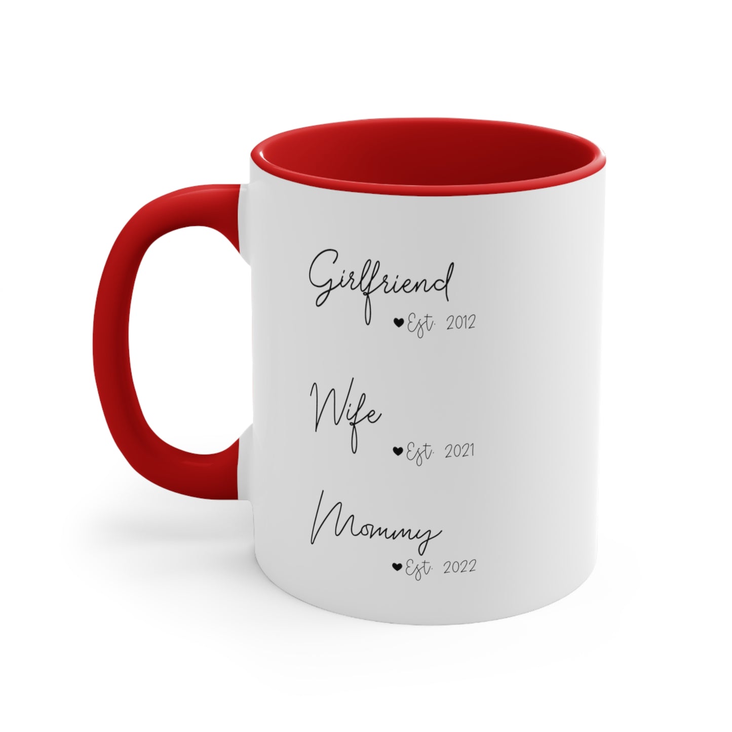 Girlfriend, Wife & Mommy - Custom Mug