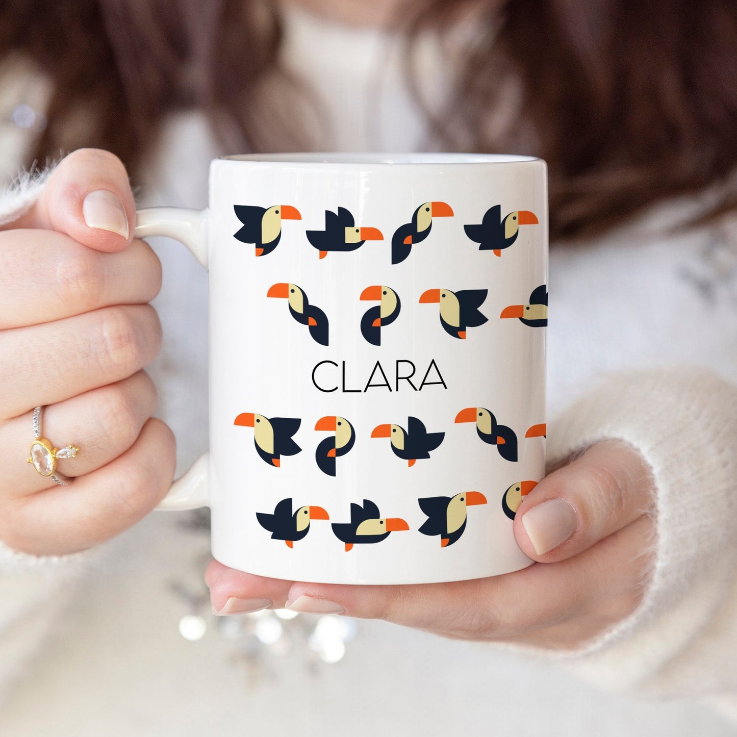 Toucan - Custom name mug