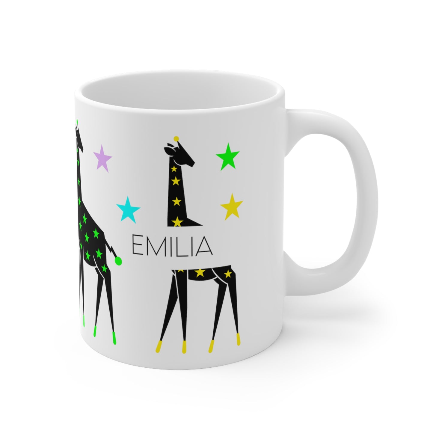 Giraffe - Custom name mug