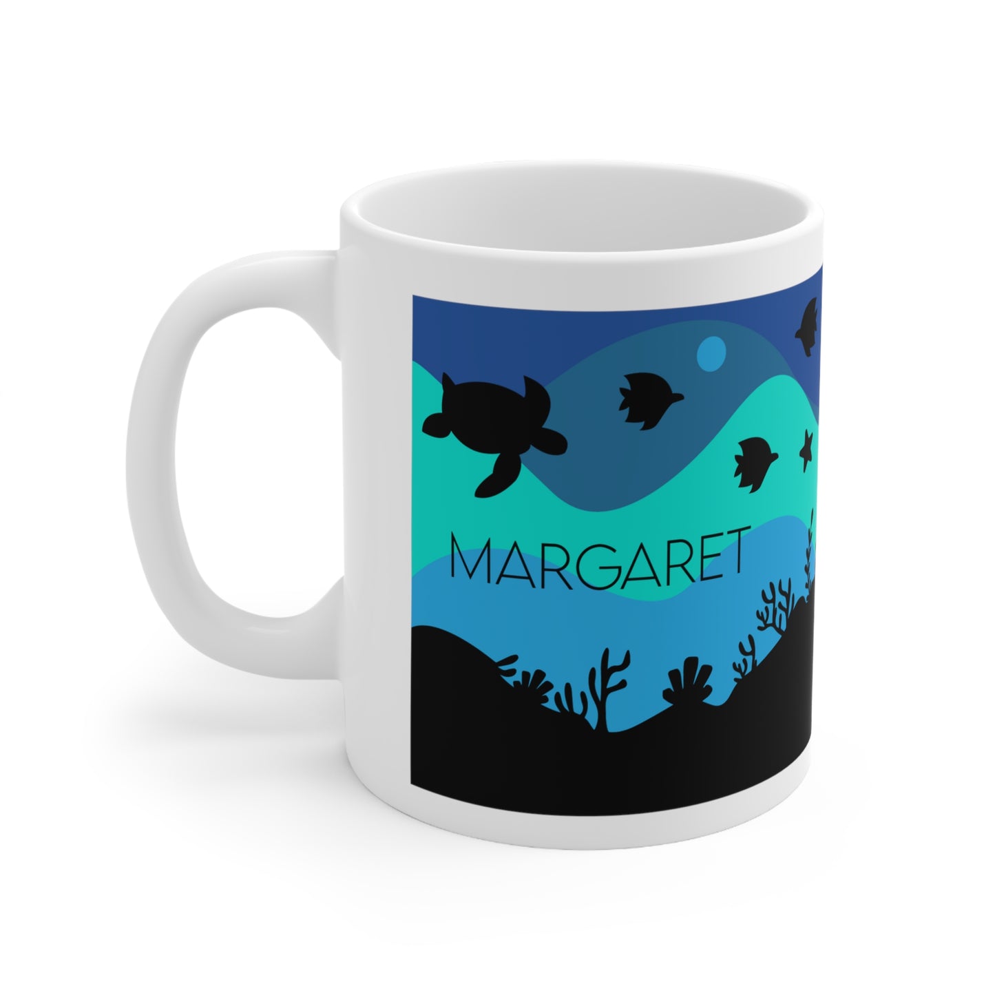 Under the sea - Custom name mug