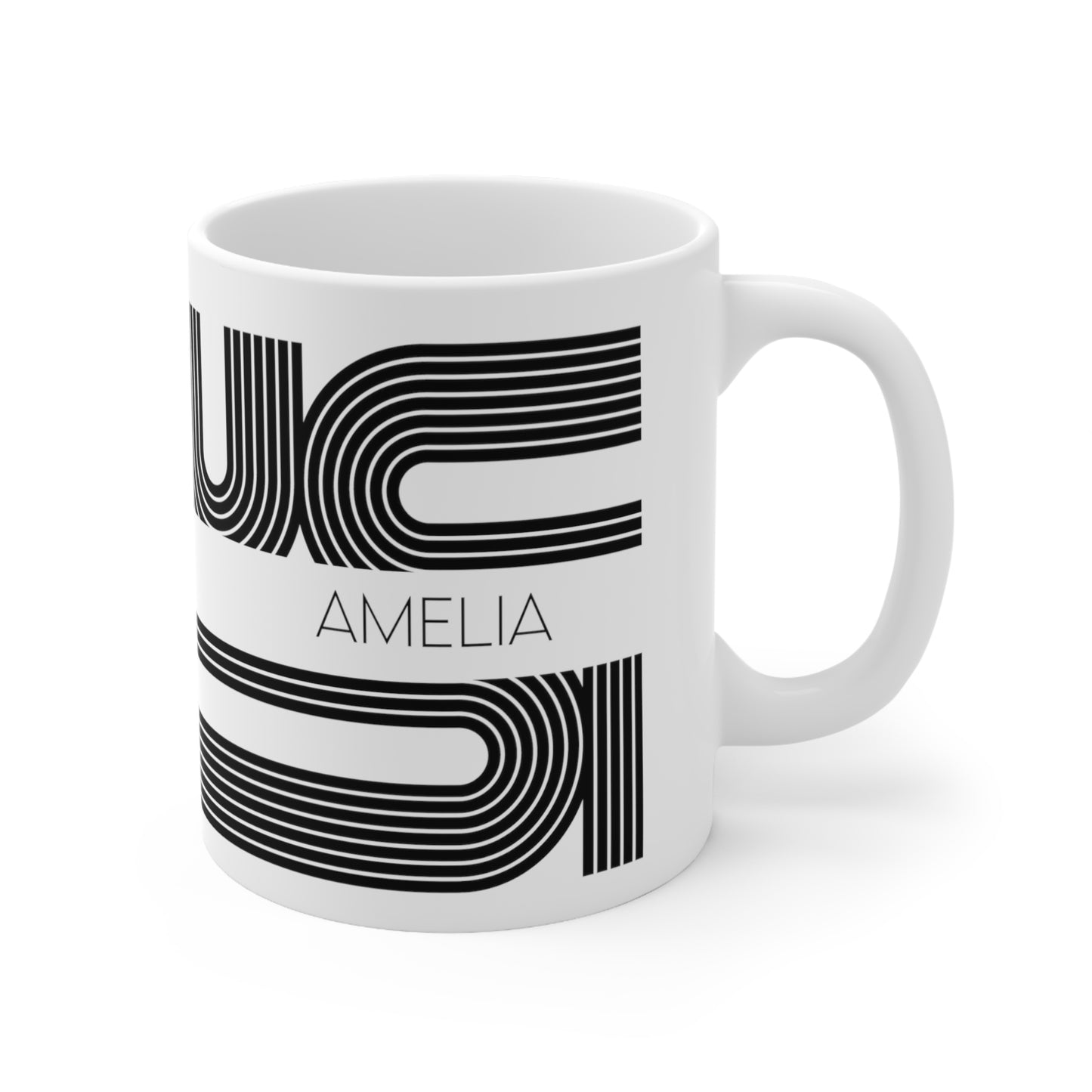 Lines - Custom name mug