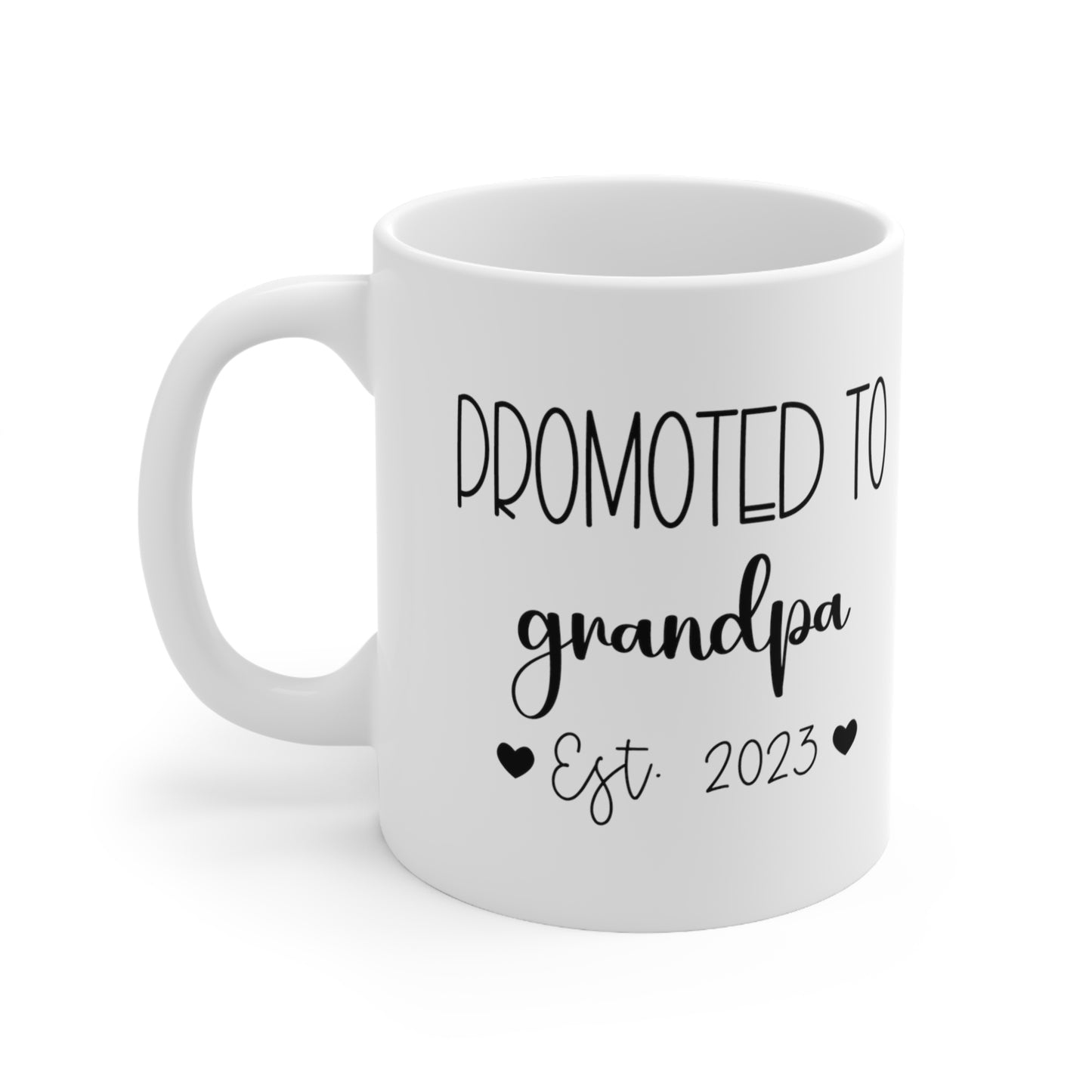 Promoted to grandpa - Custom Mug