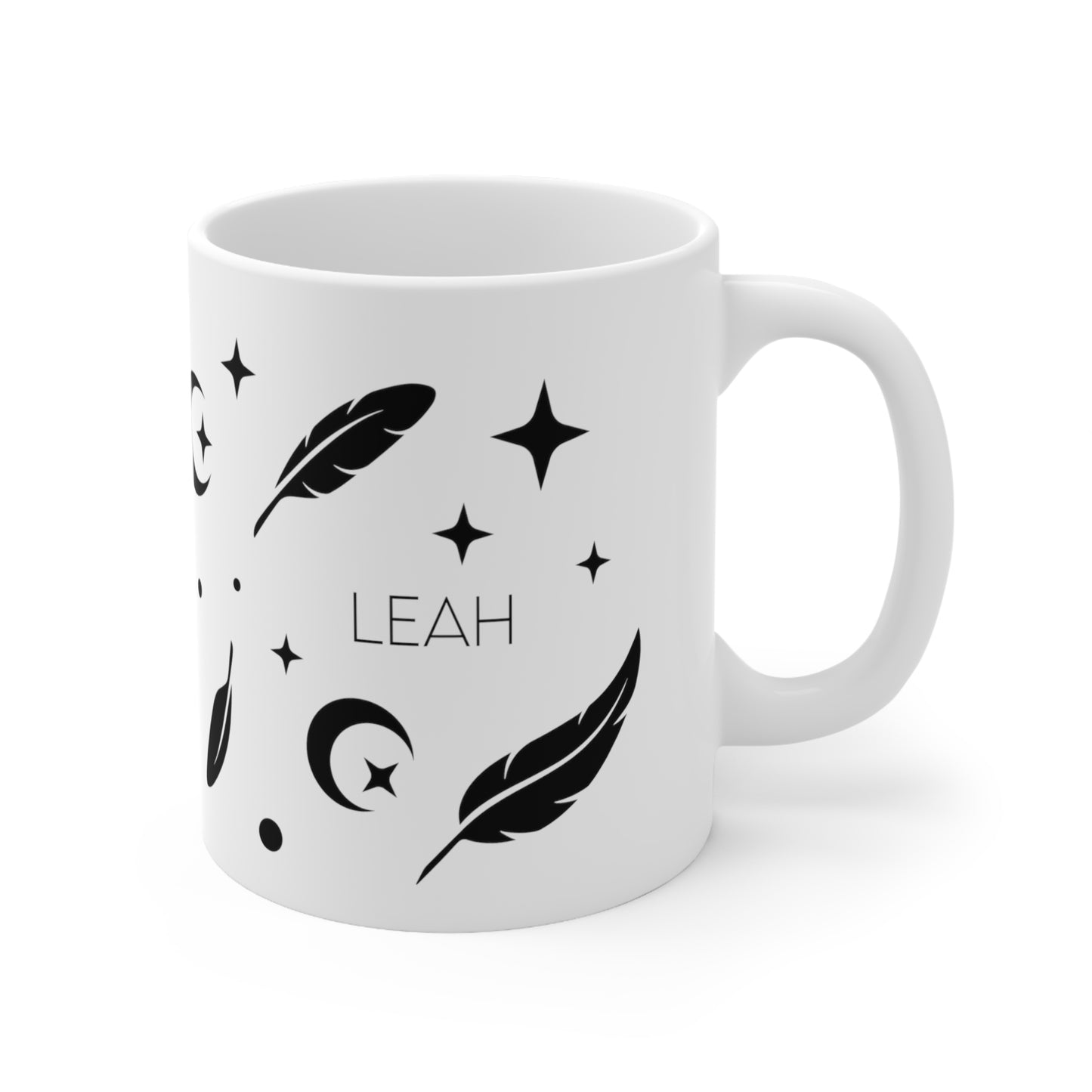 Feathers - Custom name mug