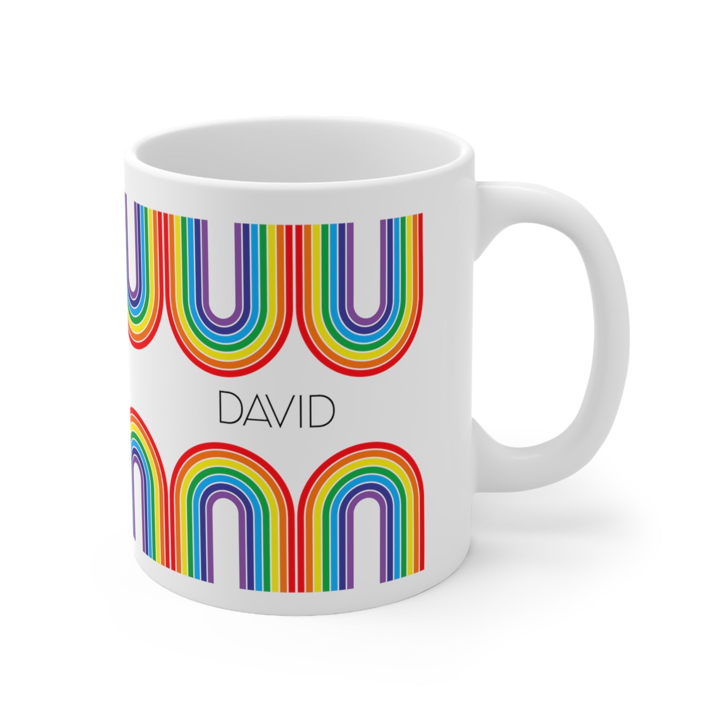 Rainbows - Custom name mug