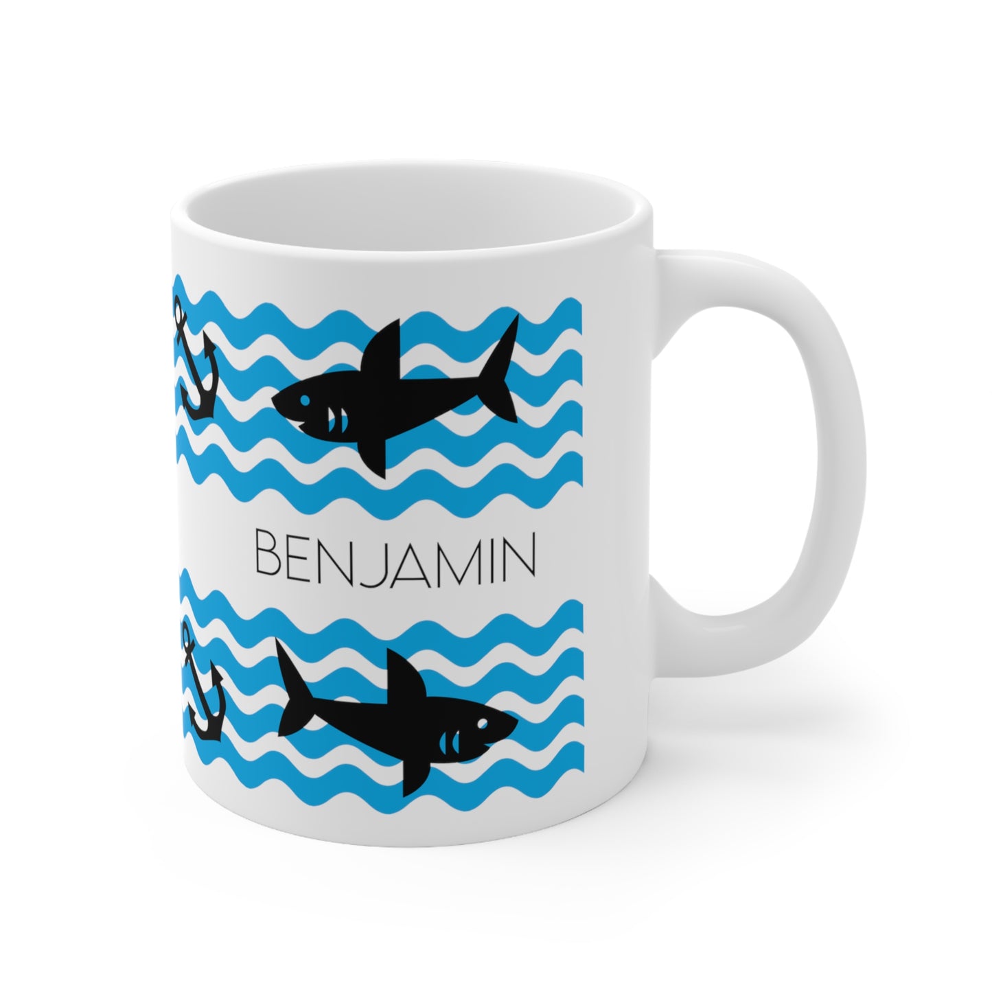 Shark - Custom name mug