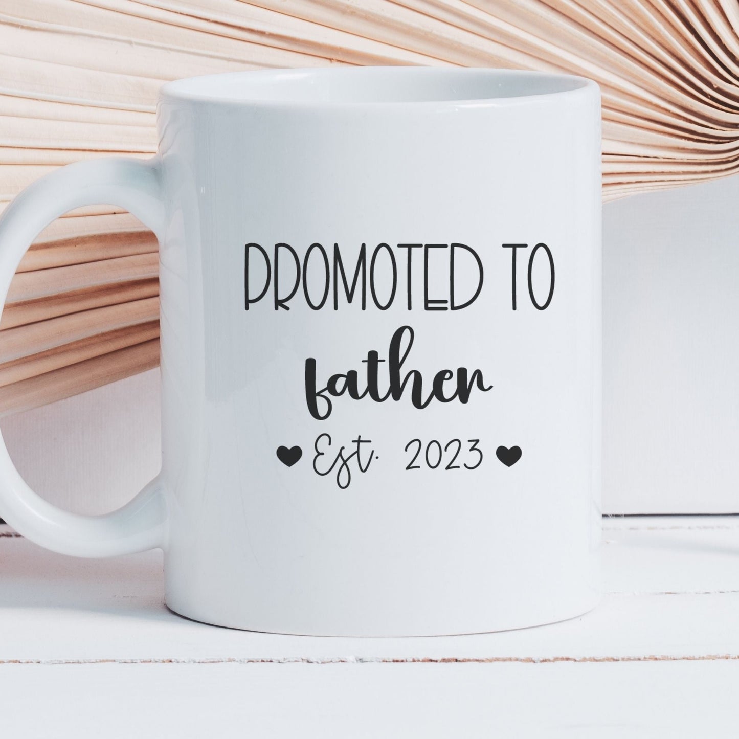 Promoted to father - Custom Mug