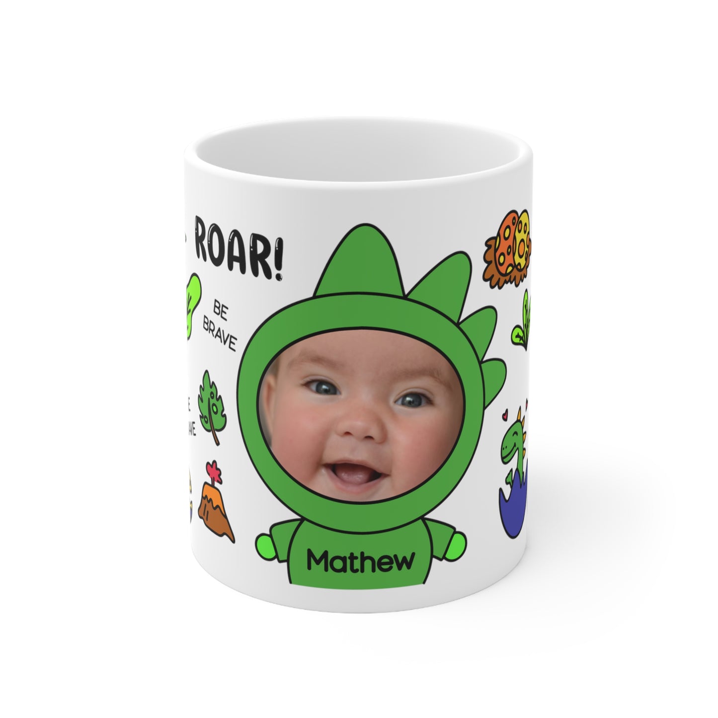 Baby dinosaur (Front photo) - Custom photo mug