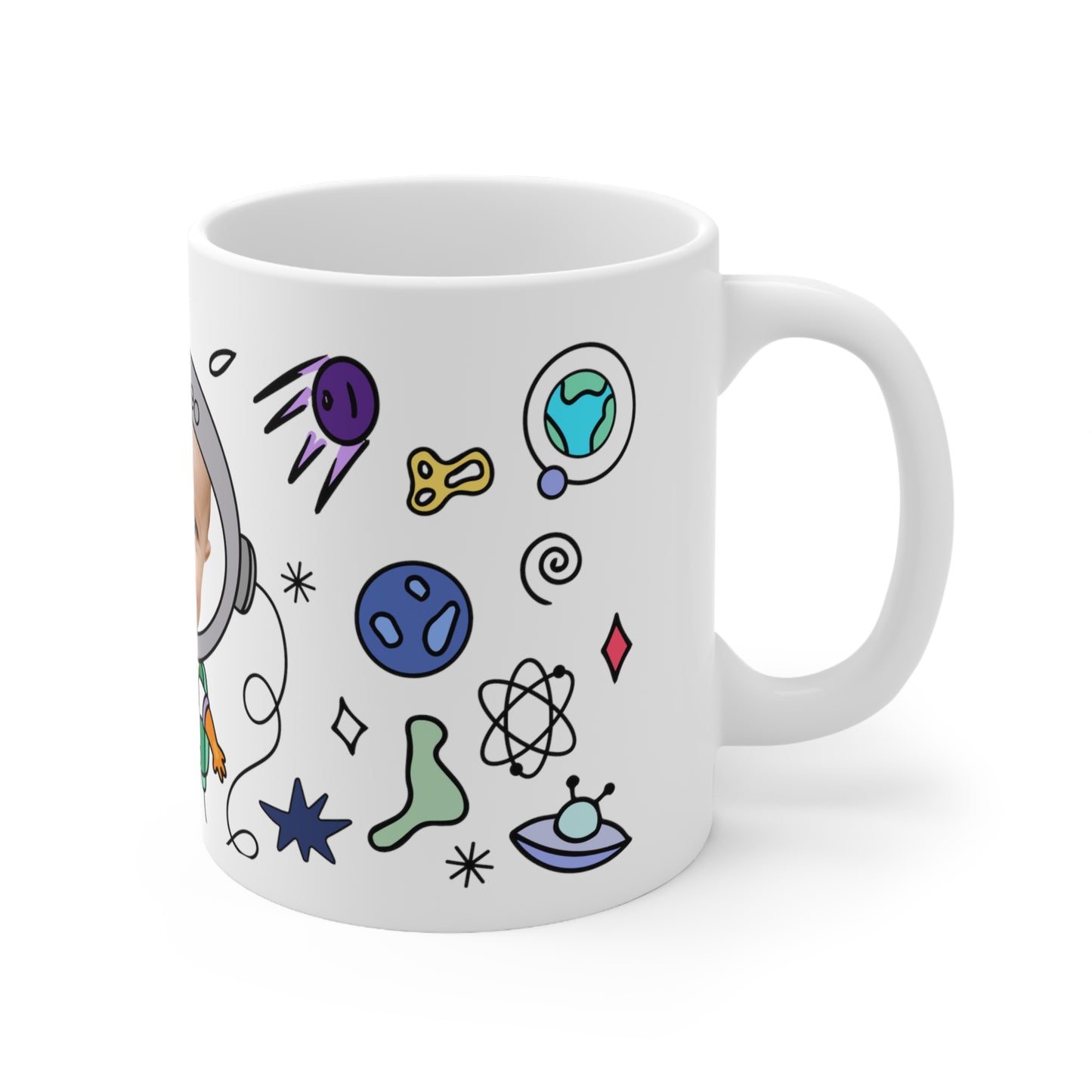 Baby space (Front photo) - Custom photo mug