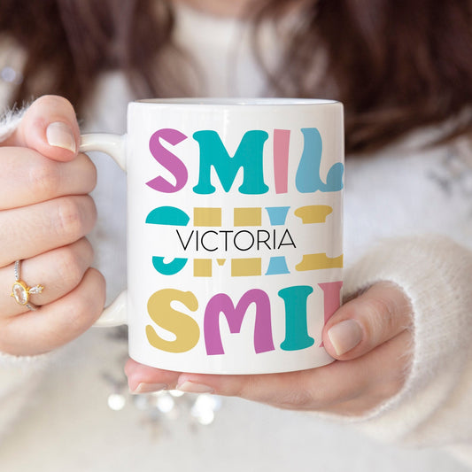 Smile - Custom name mug