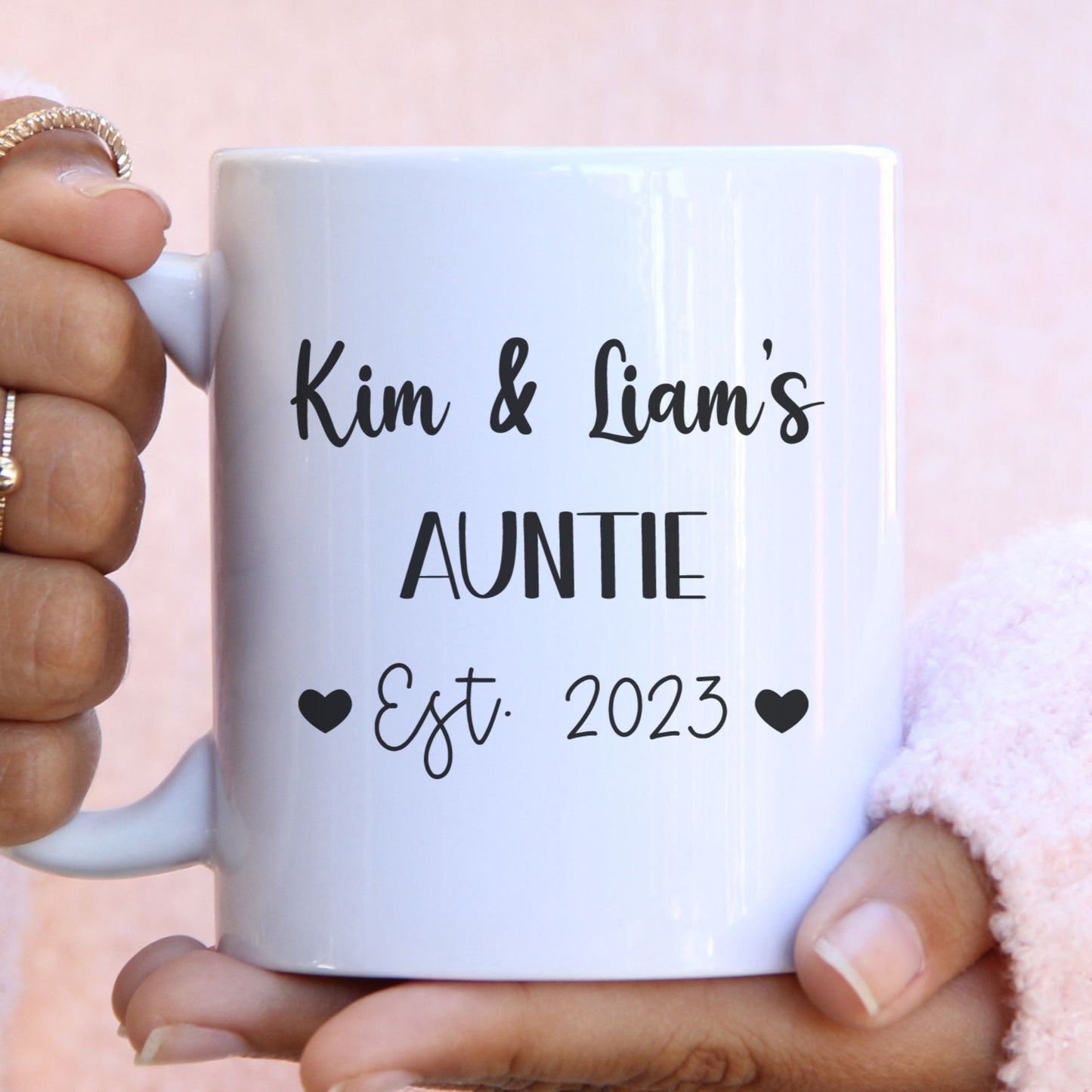 Auntie of twins - Custom Mug