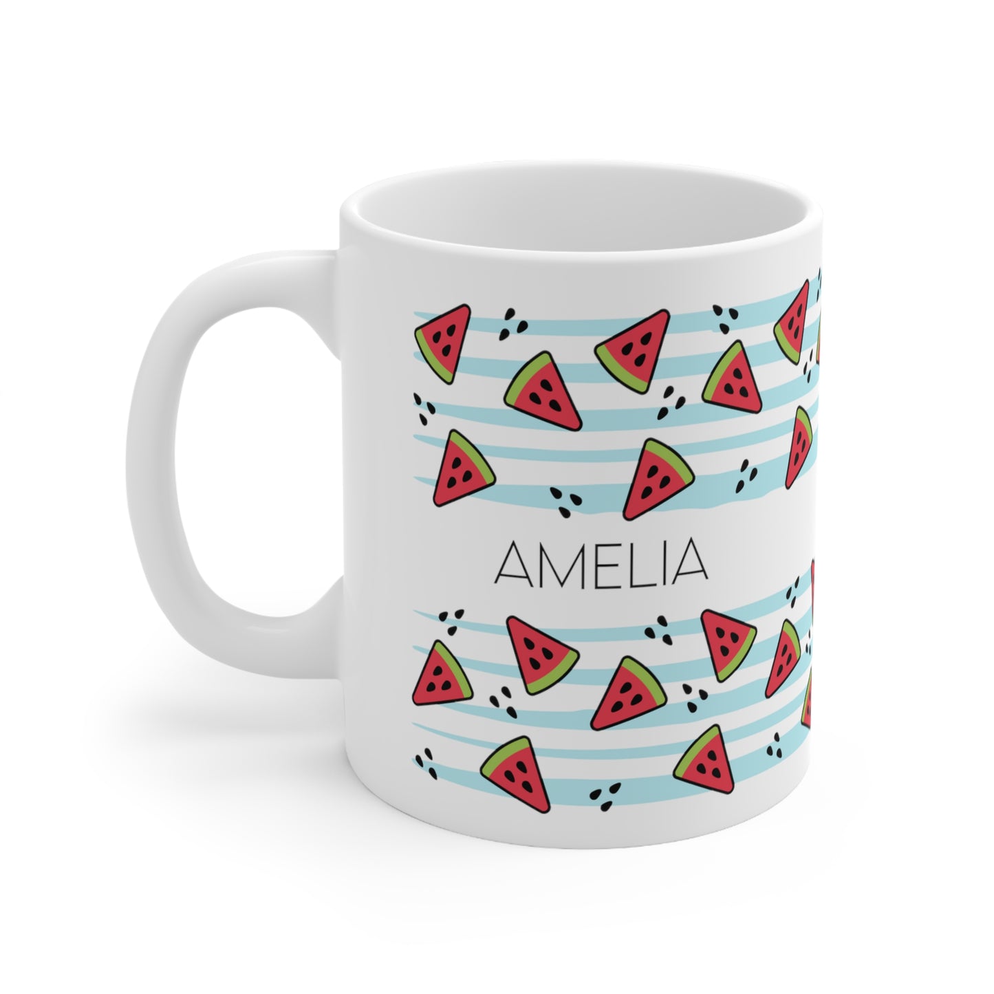 Watermelon - Custom name mug