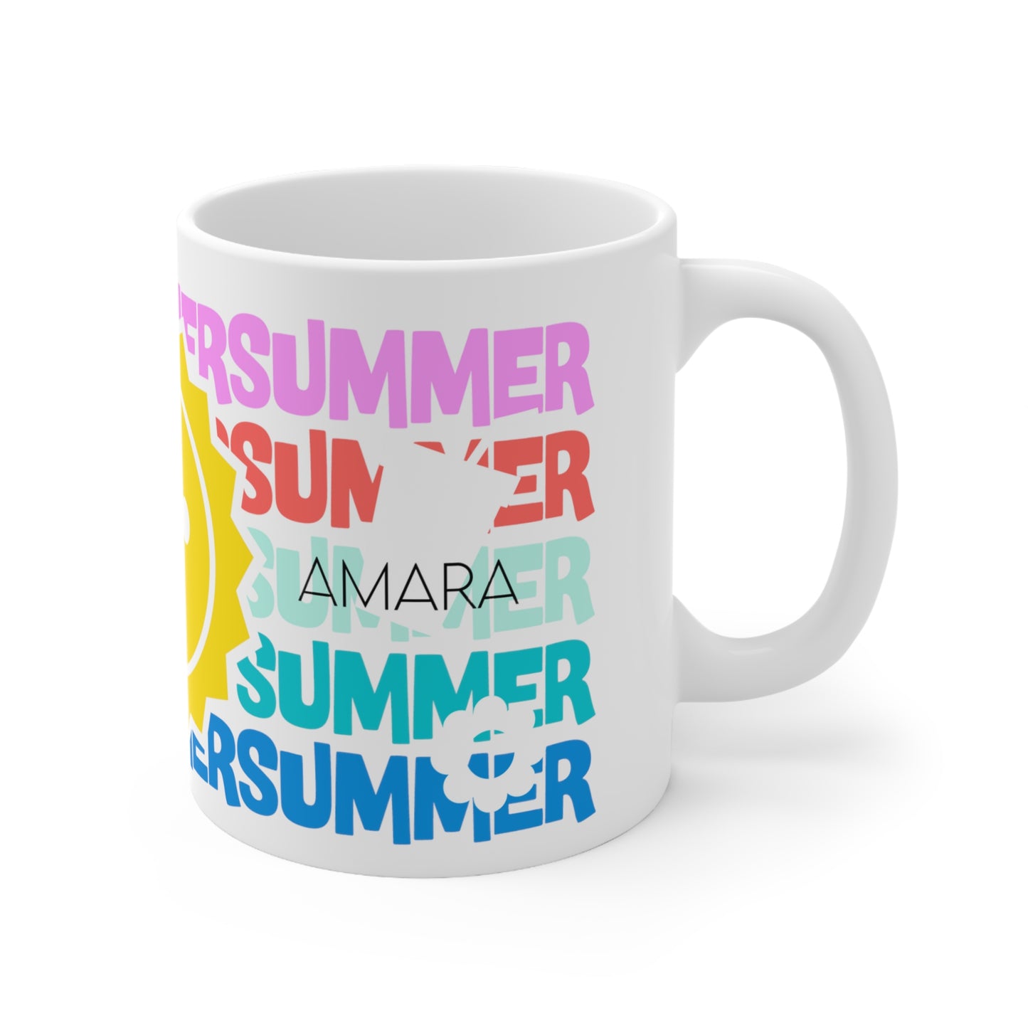 Summer - Custom name mug