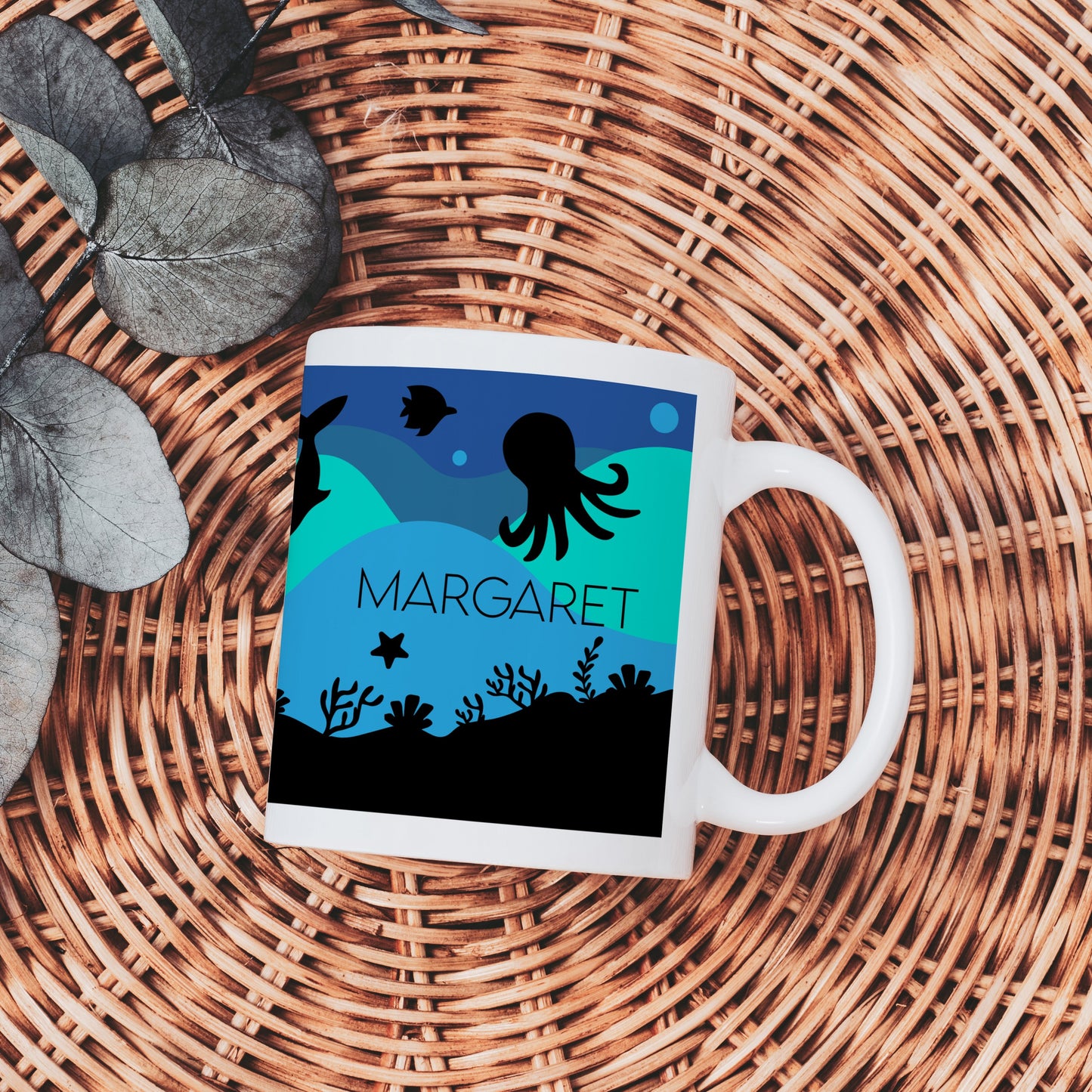 Under the sea - Custom name mug