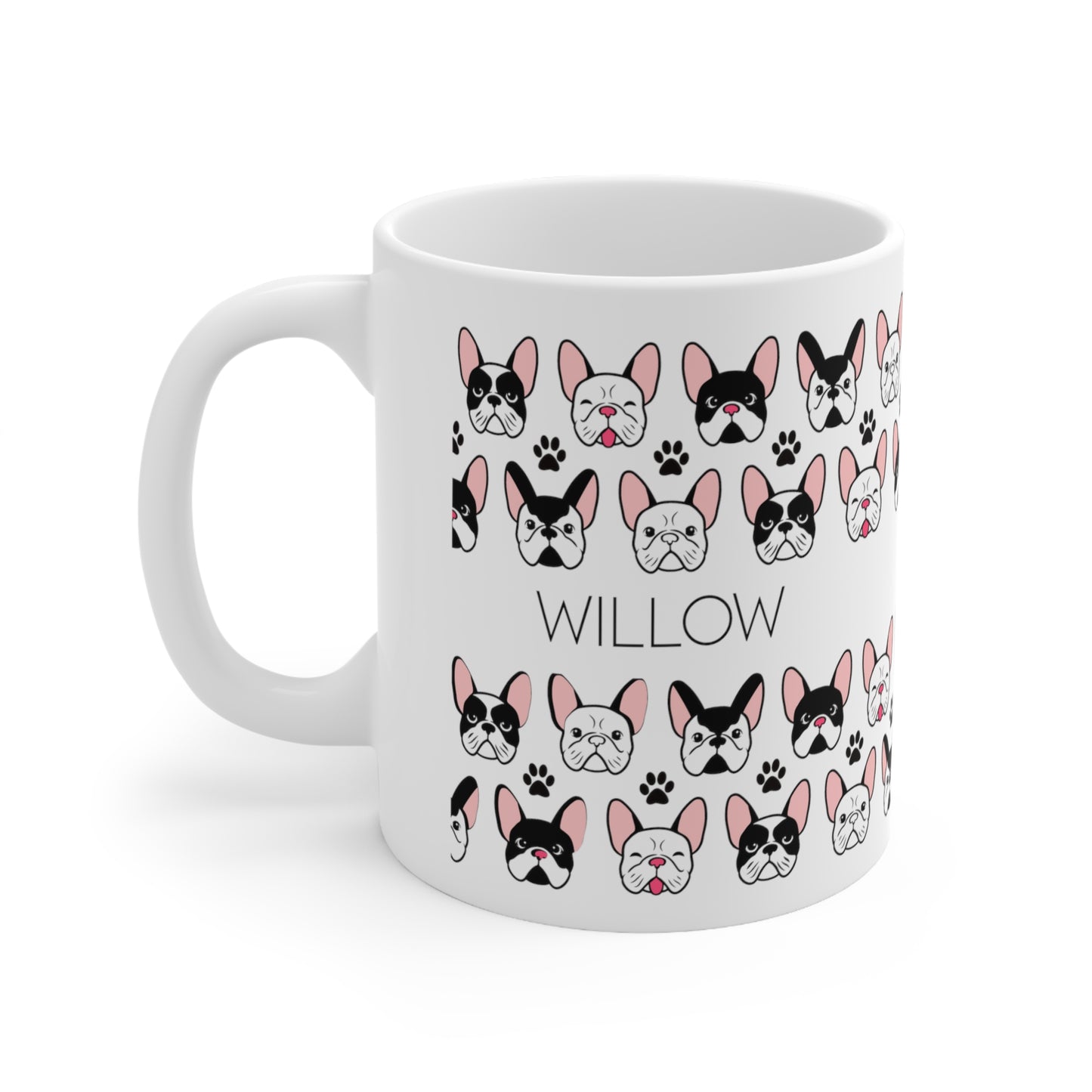 French bulldog - Custom name mug