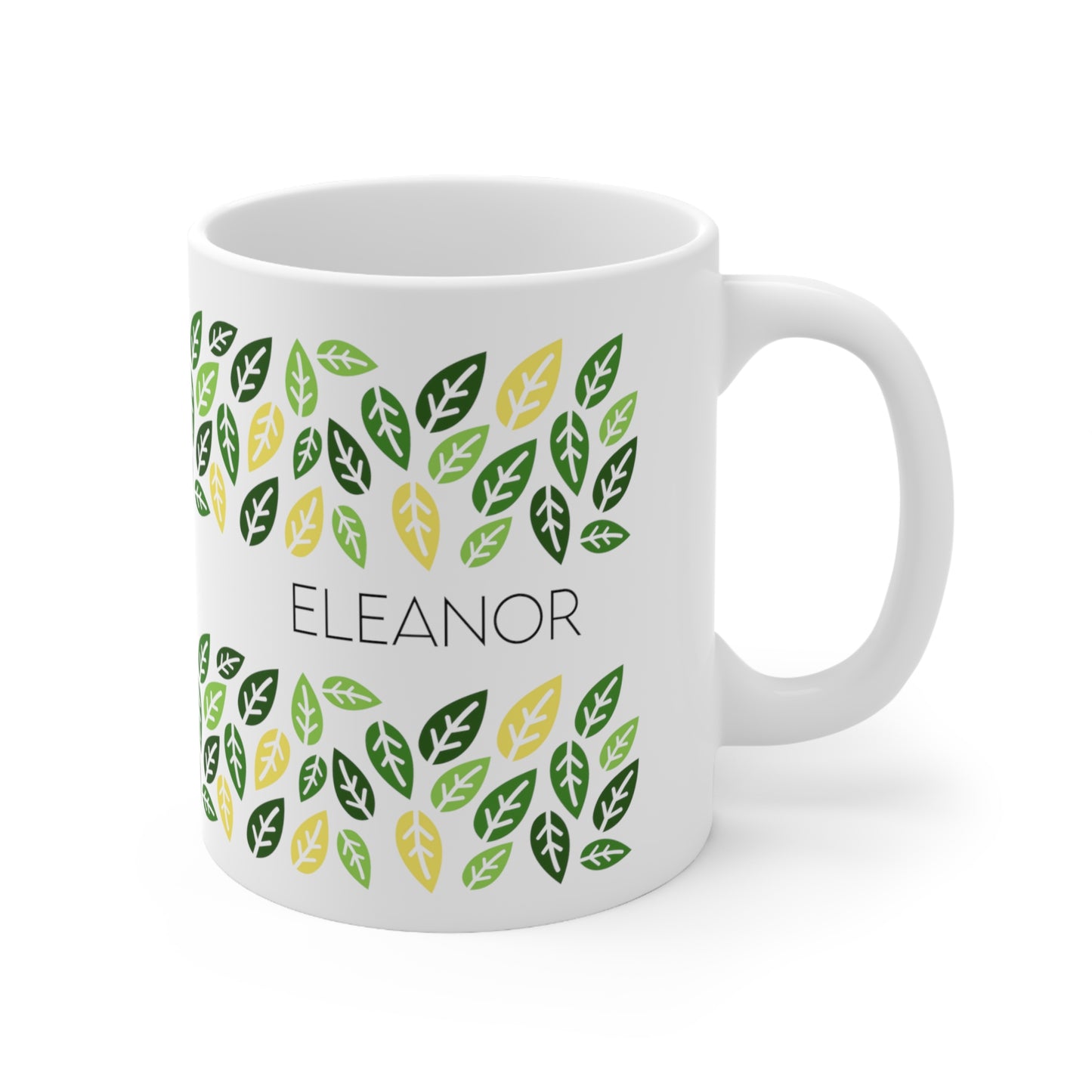 Leaves - Custom name mug