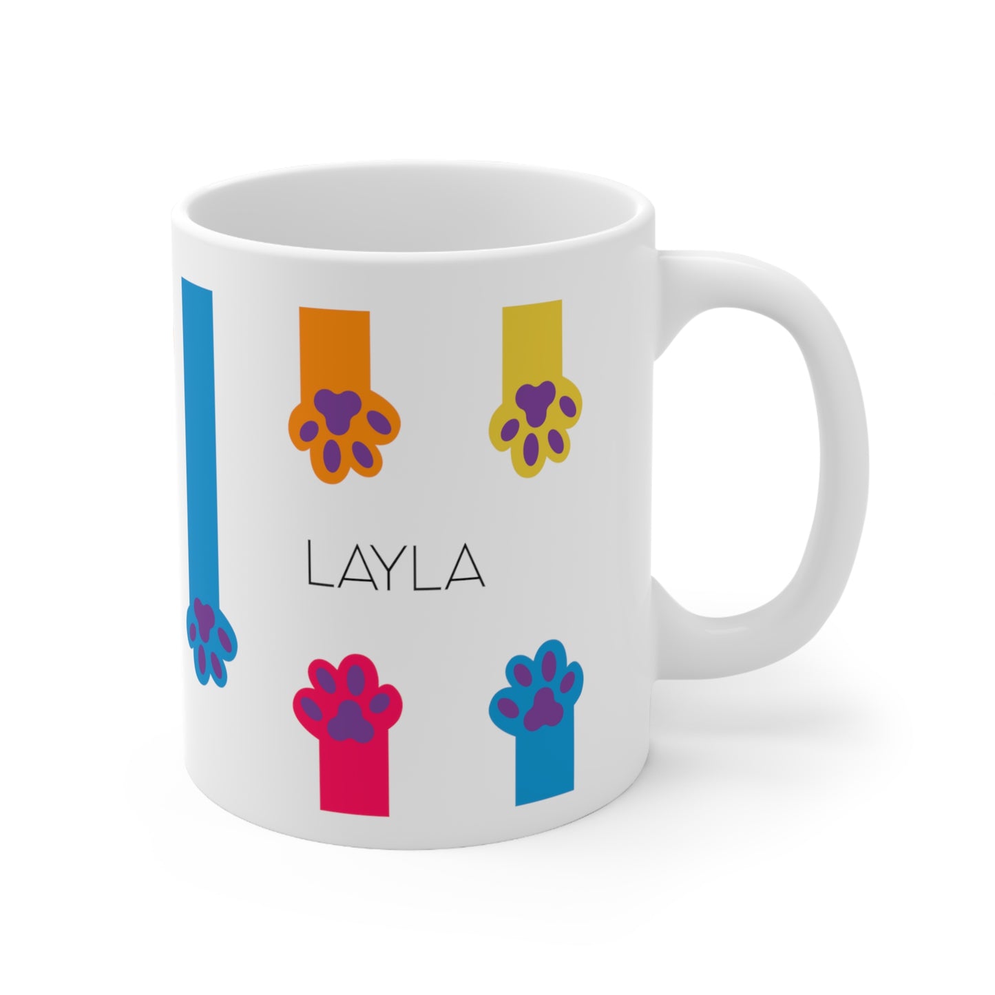 Paws - Custom name mug