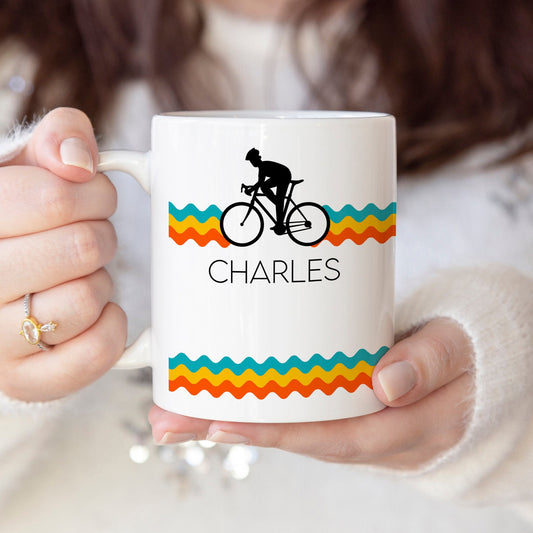 Cyclist - Custom name mug