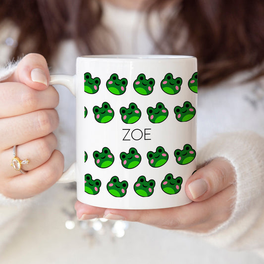 Frogs - Custom name mug