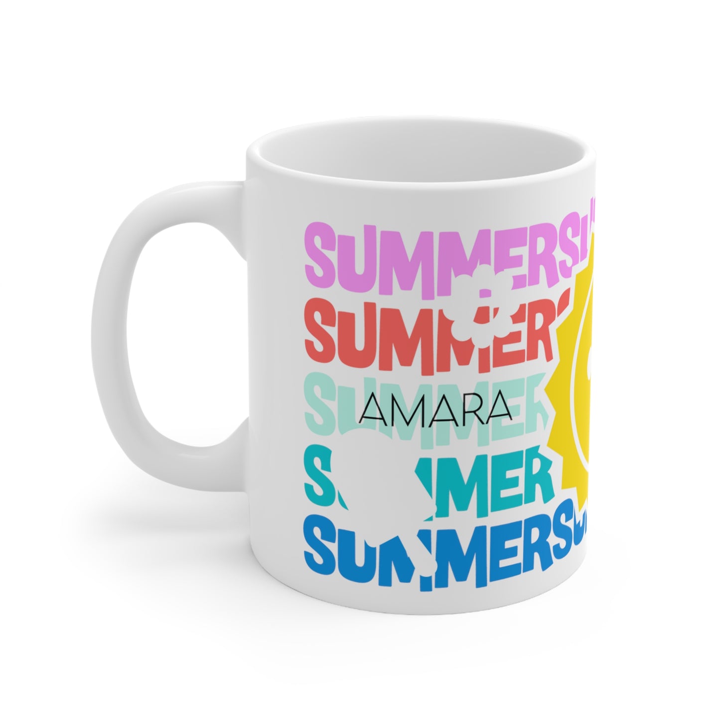 Summer - Custom name mug