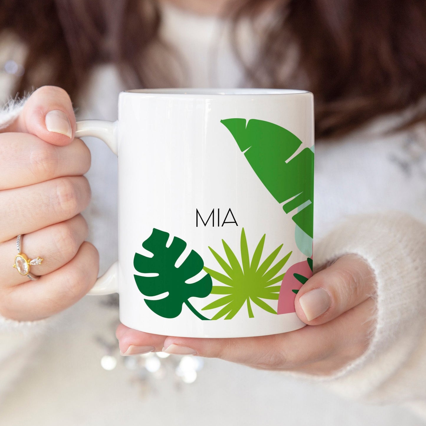 Jungle woman - Custom name mug