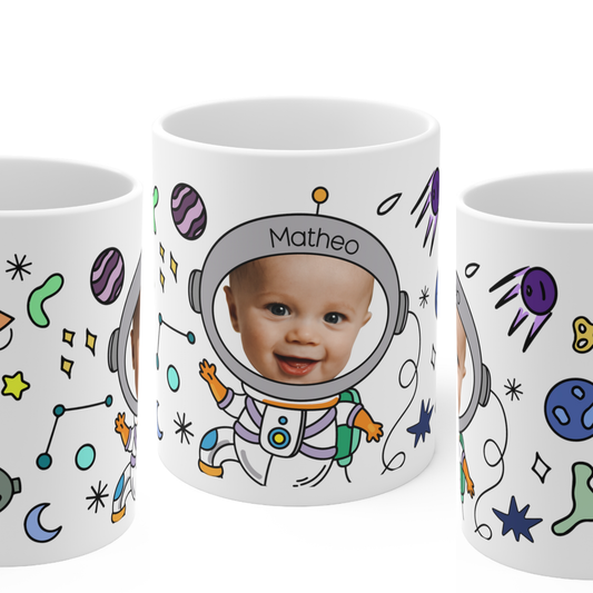 Baby space (Front photo) - Custom photo mug