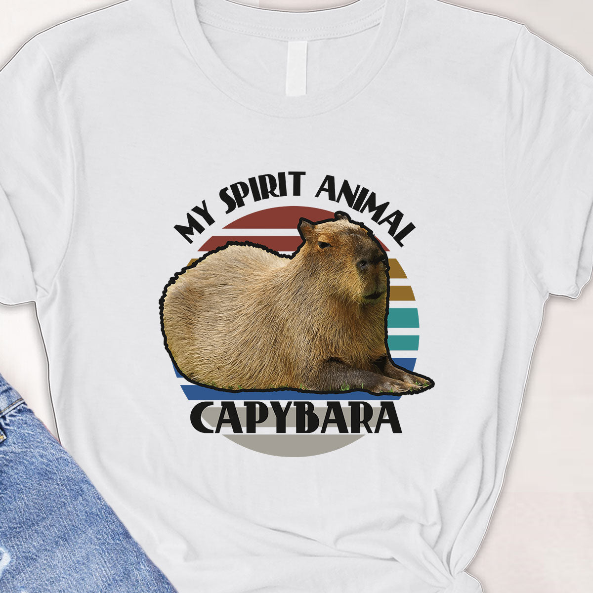 Capybara Tee - Spirit Animal