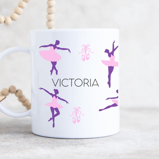 Ballet dancer - Custom name mug