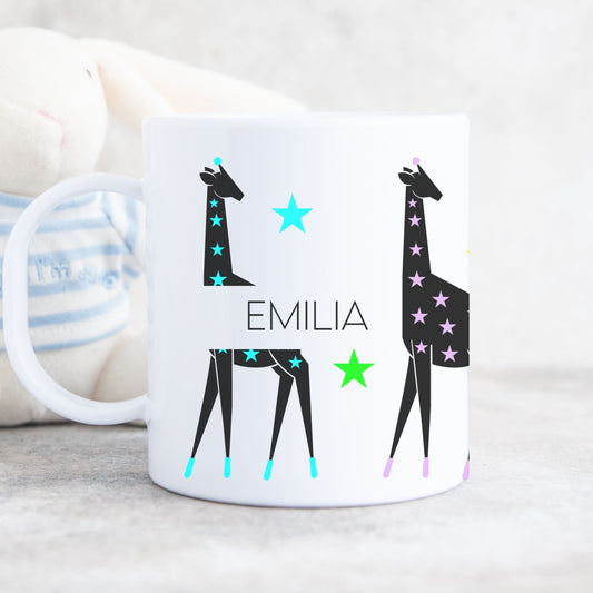 Giraffe - Custom name mug