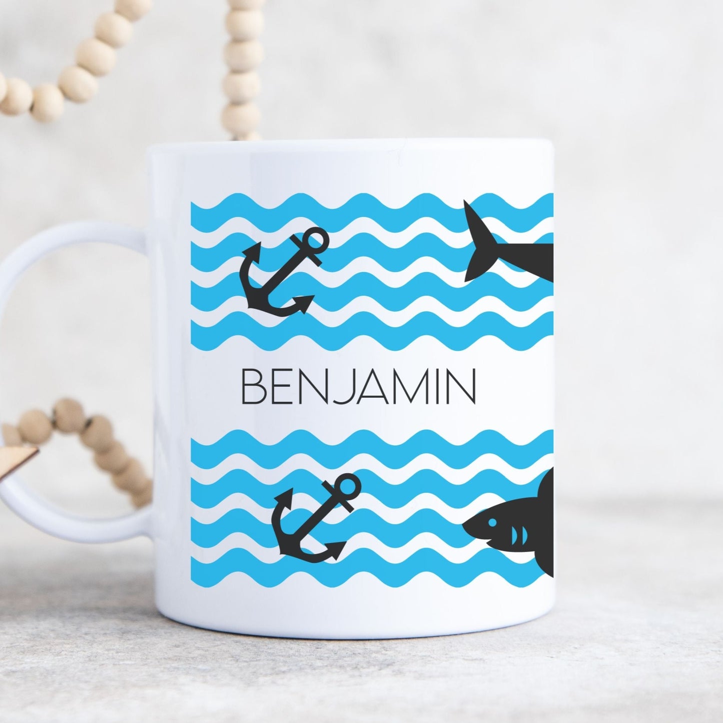 Shark - Custom name mug