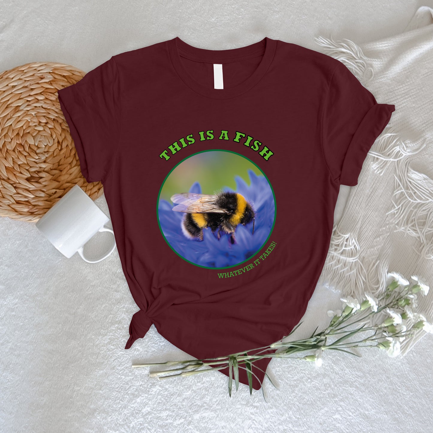 This is a fish Tee